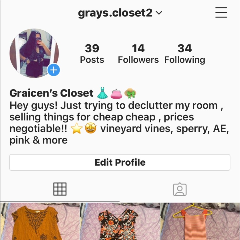 SELLING CLOTHES ON INSTAGRAM